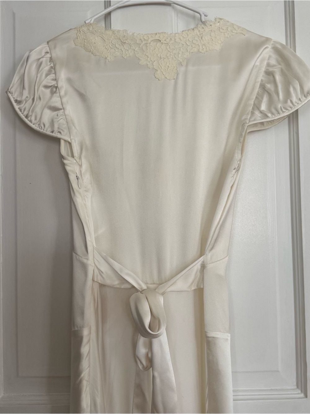 Doen Coraline Silk Midi Dress in Salt - Size Small - Picture 6 of 9